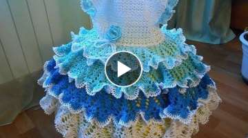 Crochet Patterns| for |crochet baby dress| 2920