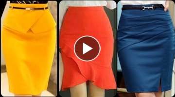 Pencil Mini Skirts Collection For Office Wear Business Women
