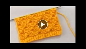 Butterfly Knitting Stitch Pattern For Blankets And Sweater