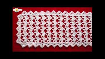 Festive Table Runner Crochet Pattern - Looks Fancy, Easy Pattern!