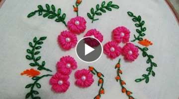 Hand Embroidery: Loose Bullion Knot Stitch