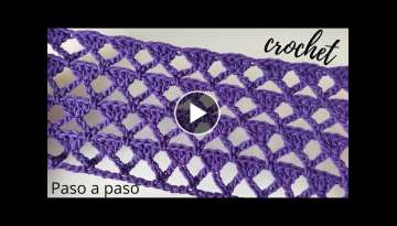 Cómo tejer punto crochet o ganchillo fácil paso a paso | Handwork Diy