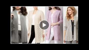 Most gorgeous knitwear long cardigans classic office women fashion corner designs decent styles