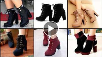 Vintage 2020 comfortable high heels boots collection/winter shoes ideas 2020