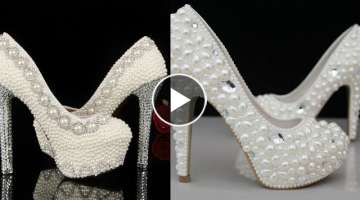 Top designer mother off the bride wedding wear laces sandal2021/Bridal white high heels shoes des...