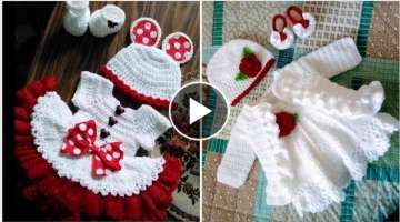 Crochet Baby Girl Dress Designs | Crochet Frock | Crochet Baby Dress|Crochet Pattern For Baby Dr...