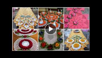 Top Selling Crochet Table Runners And Table Mats Designs Collection And Ideas