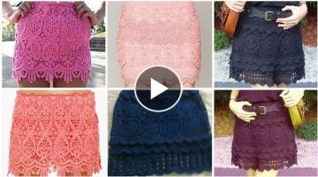 Most Beautiful Crochet Mini Skirts For Girls