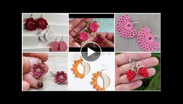 most attractive and outstanding collection of crochet women earrings designs.