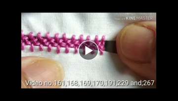 316-Decorative joining of two edges with needle(Randa embroidery)