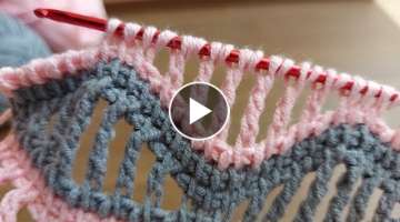 Super Easy Tunisian Knitting - Çift Taraflı Tunus İşi Örgü Modeli