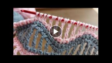 Super Easy Tunisian Knitting - Çift Taraflı Tunus İşi Örgü Modeli