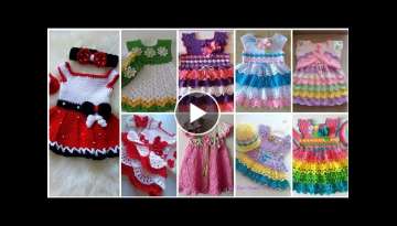Super Cute And Amazing Hand Knitted Crochet Lace Pattern Baby Frocks Designs And Ideas