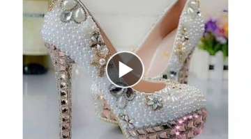 Top 50+ wedding wear fancy high heels || High heels shoes women bride || #weddingshoes