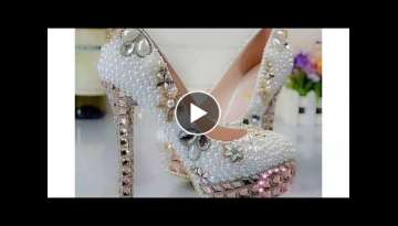 Top 50+ wedding wear fancy high heels || High heels shoes women bride || #weddingshoes