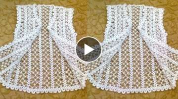 Quick EASY Crochet Women Sweater Vest Cardigan Pattern / New crochet sweater
