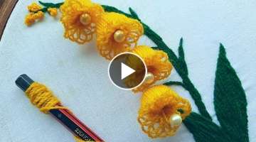 hand embroidery| hand craft| kadhai design| ???? flower design |