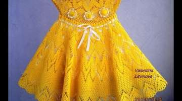 Crochet Patterns| for free |crochet baby dress| 1497
