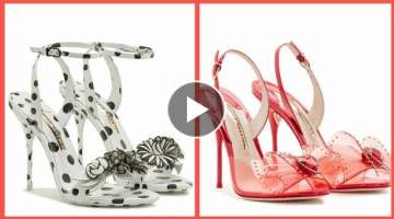 transparent crystal white senderala high heel sandals for women