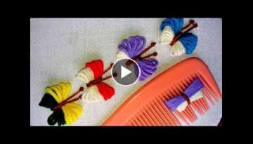 Hand Embroidery Amazing Trick | Butterfly Embroidery Trick.