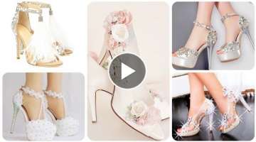 Most Beautiful And Luxury Rhinestone And Lace Bridal Shoes And Pumps