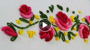 Hand Embroidery: Brazilian Embroidery/ Bullion Roses