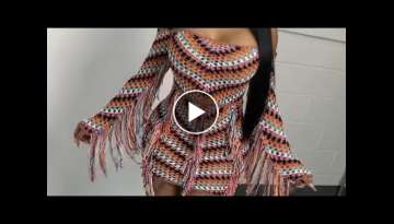 Crochet top and skirt outfit ???? #crochetoutfit #crochetideas #fashionable #fashiontrends #croch...