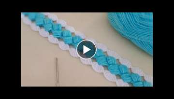 Wow! Easy toran patti design for beginners#Crochet pattern#Hand embroidery#jhalar ki patti