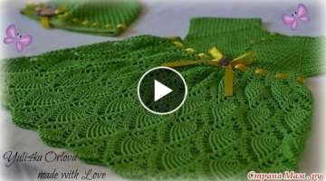 Crochet Patterns| for free |crochet baby dress| 1484