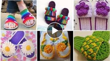 Crochet patterns And Ideas /Beautiful Crochet Sandals And Slippers Designs Patterns