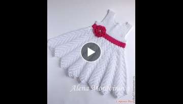 Crochet Patterns| for free |crochet baby dress| 2129