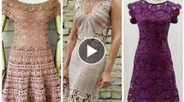 Crochet summer / spring dresses pattern designs & styles latest beautiful collection / DIY idea...