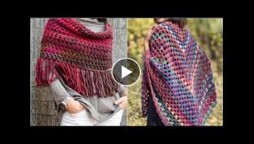 Very attractive crochet bolero scarf and caplets shawls designs and pattern /Winter trends 2021