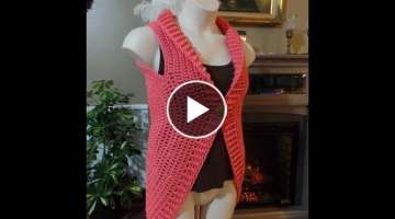 Crochet Easy Womens Circular Vest Shirt TUTORIAL #277 Bagoday Crochet