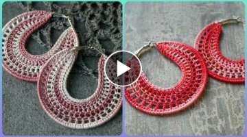Top Stylish Handmade Crochet Earrings Patterns For Girls And Women - Handknitted Earring Designs