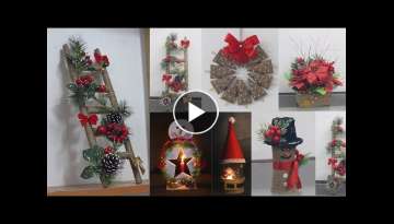 8 Jute craft Christmas decorations ideas | Home decorating ideas 2021