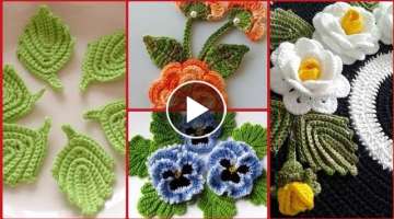 Most Beautiful And Attractive Crochet Applique Flower Designs Patterns