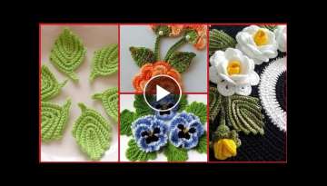 Most Beautiful And Attractive Crochet Applique Flower Designs Patterns