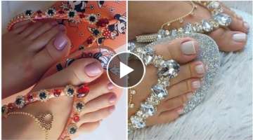 new arrivals and stylish women foot wear collection of fancy flop slipper designs 2021
