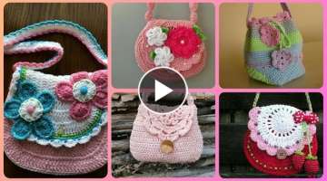 New Stylish Handmade crochet Baby girl handbags Ideas