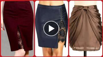 Gorgeous And Trendy Plus Size Pencil Skirts Designs For Business Womens
