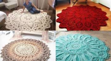 stylish and trendy crochet floor rugs designs and pattern with new collection