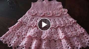 Crochet Patterns| for |crochet baby dress| 2765