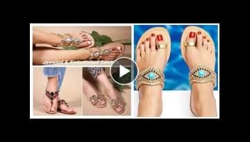 Beautiful Women Shoes Jeweled & Embellished Sandals=FSBS
