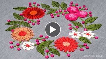 Brazilian Hand Embroidery, Brazilian Stitch Flower, Brazilian Embroidery Ideas, Bead Embroidery-2...