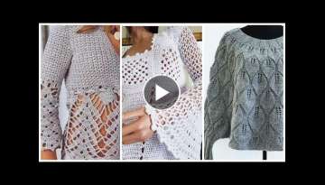 #short Winter Fashion wear/Crochet lace pattern tops/Shawls & Knitwear blouse