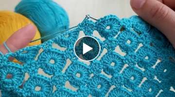 Super Easy Crochet Kinitting- Tığ işi çok kolay örgü modeli