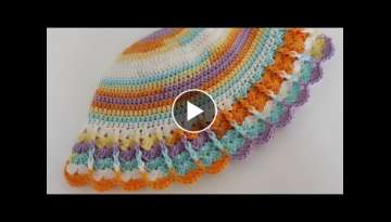 how to crochet winter beanie - Super Easy crochet beanie hat pattern for beginners - dıy beaine