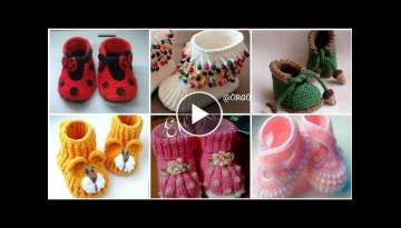 Most beautiful Warm And Comfortable Crochet Knitted Baby Booties And Shoes Designs Ideas