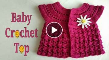 Easy To Crochet Baby Bolero Top Baby Dress ????& the Invisible Knot/Magic Knot